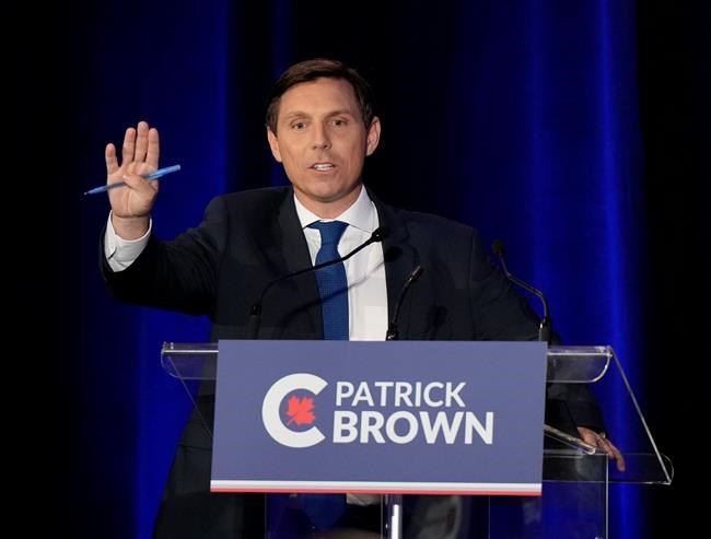 Federal Conservatives hire outside lawyer to review Patrick Brown's appeal request | iNFOnews.ca CP1992312890