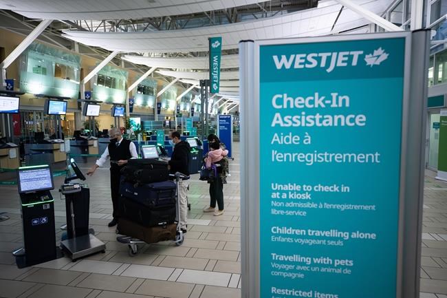 WestJet check-in restored after system-wide outage snarled cross-country travel | iNFOnews.ca