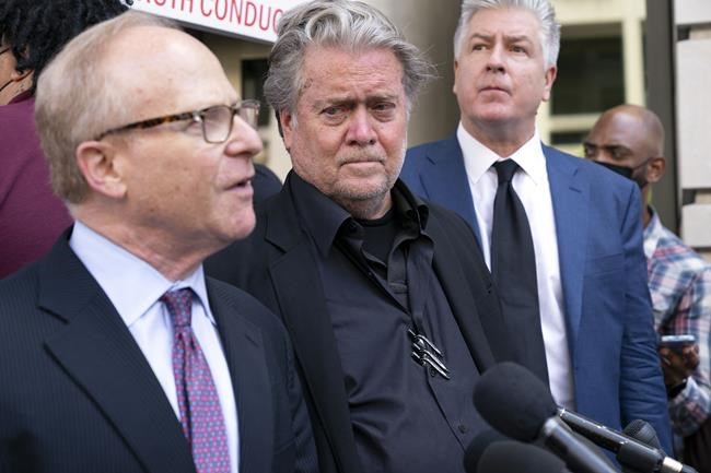 Steve Bannon's contempt conviction hailed by 1/6 committee | iNFOnews.ca