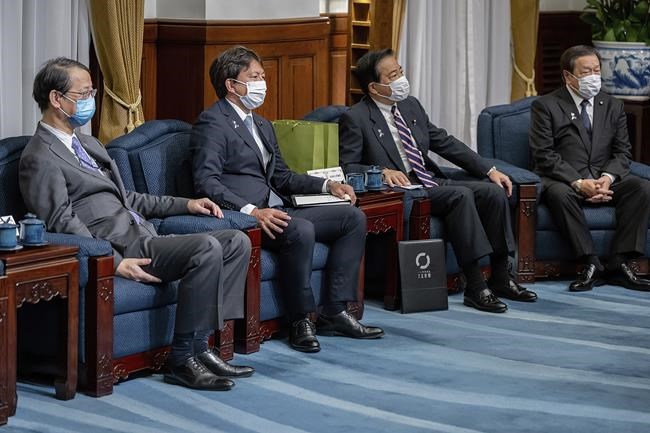 Japan discusses regional defense in rare visit to Taiwan | iNFOnews.ca
