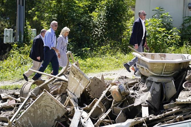 Biden surveys flood damage in Kentucky, pledges more US help | iNFOnews.ca