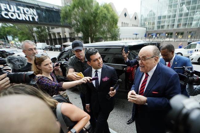 Giuliani says he 'satisfied' obligation with Ga. grand jury | iNFOnews.ca Giuliani says he 'satisfied' obligation with Ga. grand jury | iNFOnews.ca