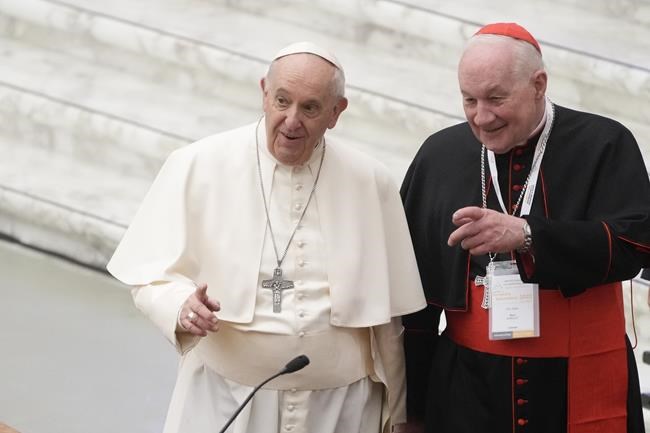 Quebec Cardinal Marc Ouellet denies sex assault allegations, says he is being defamed | iNFOnews.ca CP869817891