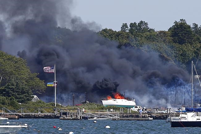 Massachusetts marina fire, sparked by gas vapors, accidental | iNFOnews.ca