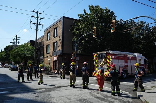 At least 40 people displaced by explosion and fire in Vancouver's Downtown Eastside | iNFOnews.ca