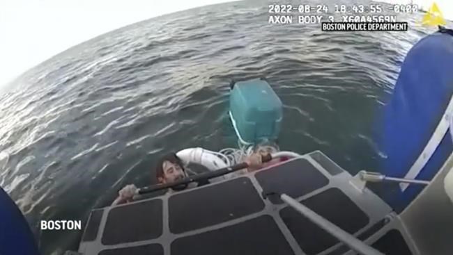 Father, son clinging to cooler rescued from Boston Harbor | iNFOnews.ca