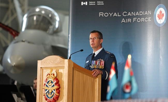 Air Force delays installation of base commander amid investigation into pilot meeting | iNFOnews.ca CP323659863