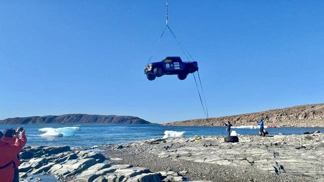Expedition team recovers sunken truck from remote Arctic waters | iNFOnews.ca