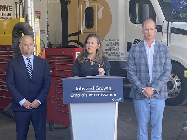 Freeland says Albertans kind, welcoming, as RCMP investigate confrontation | iNFOnews.ca Freeland says Albertans kind, welcoming, as RCMP investigate confrontation | iNFOnews.ca