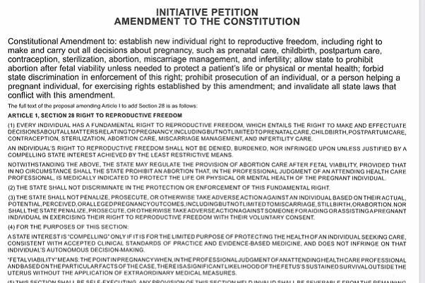 Michigan high court asked to OK ballot question on abortion | iNFOnews.ca