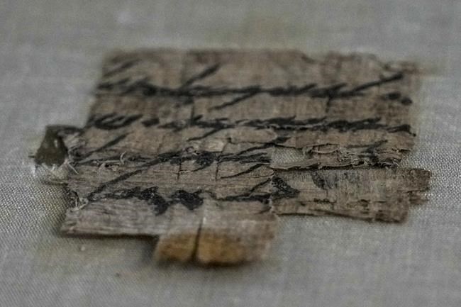 Israel acquires rare ancient papyrus with Hebrew inscription | iNFOnews.ca