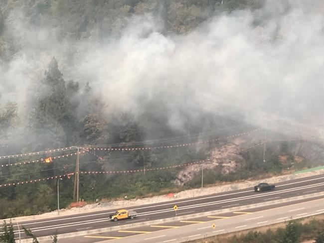 Out-of-control wildfire just kilometres away from B.C. community: wildfire service | iNFOnews.ca