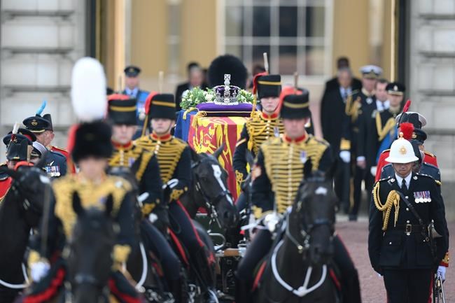 Palace reveals details of queen's state funeral on Monday | iNFOnews.ca