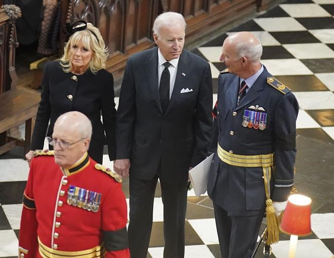 Biden, other VIPs lie low as spotlight stays on late Queen | iNFOnews.ca