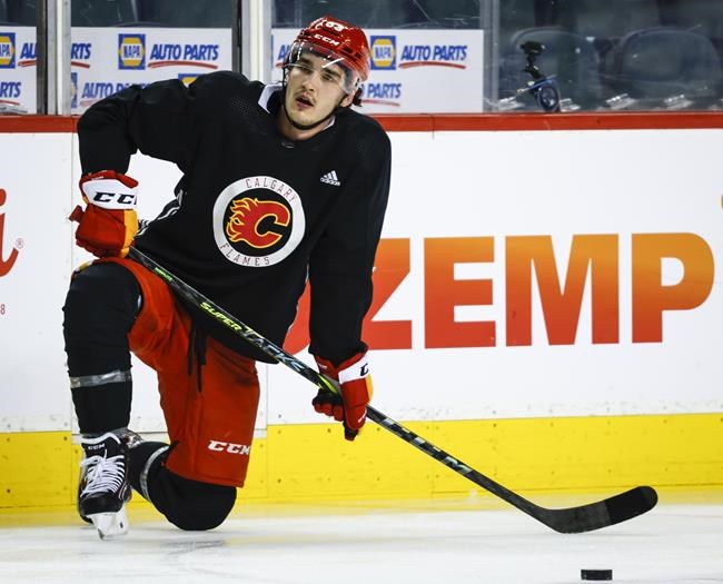 Flames re-sign Adam Ruzicka to two-year deal on eve of training camp | iNFOnews.ca