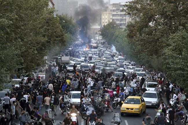 At least 9 killed as Iran protests over woman's death spread | iNFOnews.ca