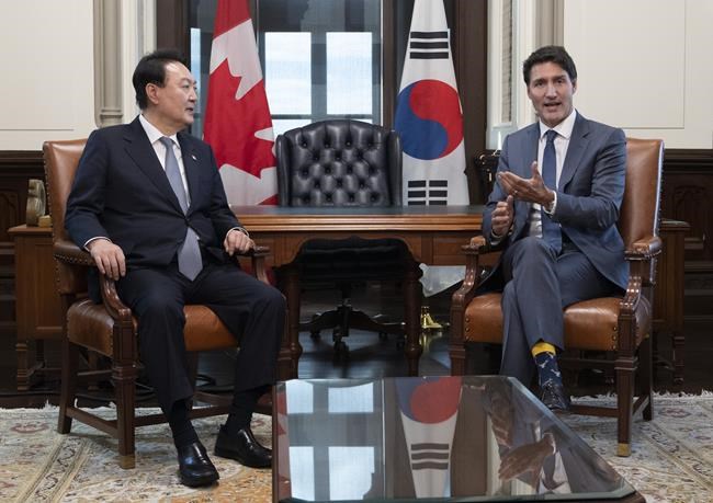 South Korea president Yoon seeks more Canada trade as China looms over Ottawa visit | iNFOnews.ca CP561220008