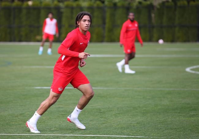 Teenager Luca Koleosho has international options, but enjoys time in Canada's camp | iNFOnews.ca CP1922619893