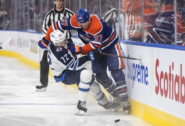 Oilers net shutout, goal outburst in 4-0 pre-season win over Jets | iNFOnews.ca Oilers net shutout, goal outburst in 4-0 pre-season win over Jets | iNFOnews.ca
