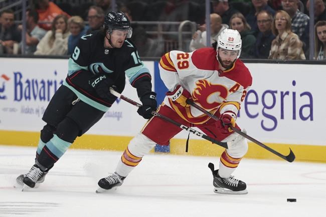 Kraken fan Flames 3-0 to net second pre-season win | iNFOnews.ca