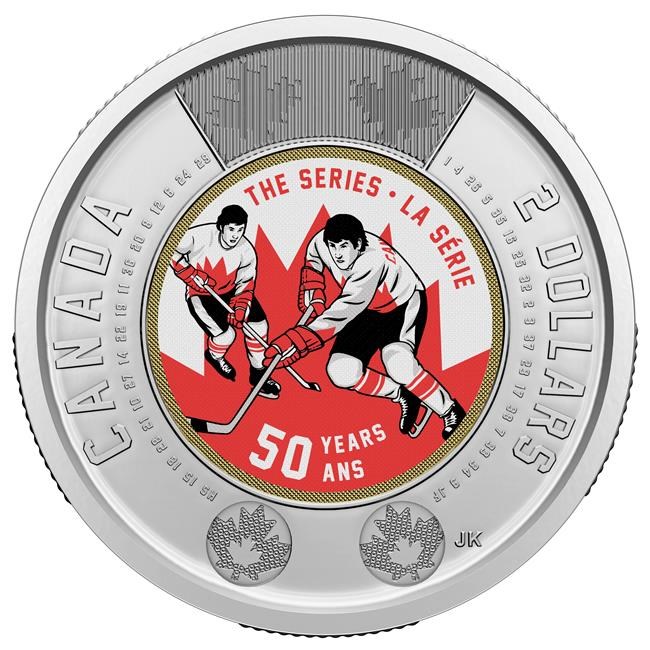Royal Canadian Mint releases coin celebrating 50th anniversary of 1972 Summit Series | iNFOnews.ca CP2068322354
