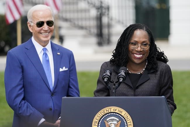 Biden, Harris to attend Jackson's Supreme Court investiture | iNFOnews.ca CP111692192