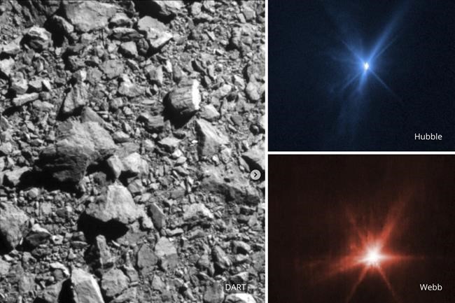 Space telescopes capture asteroid slam with striking clarity | iNFOnews.ca Space telescopes capture asteroid slam with striking clarity | iNFOnews.ca