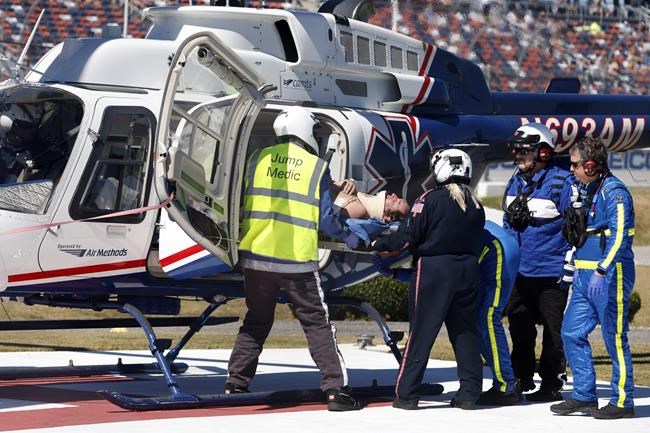 Anderson airlifted from Talladega with burns in Trucks crash | iNFOnews.ca Anderson airlifted from Talladega with burns in Trucks crash | iNFOnews.ca