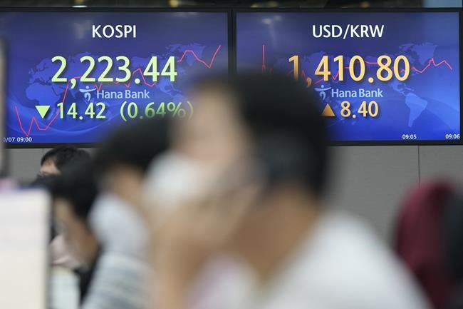 Asian stock markets fall ahead of US employment update | iNFOnews.ca