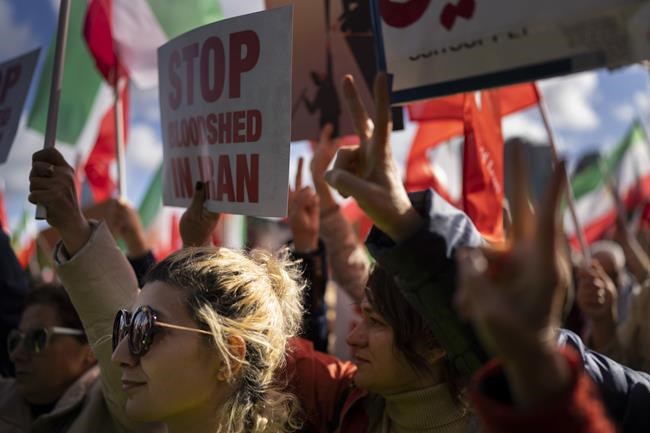 Dutch rally to support Iranian protests over woman's death | iNFOnews.ca