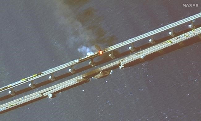 Blast on bridge to Crimea hurts Russian supply lines, pride | iNFOnews.ca