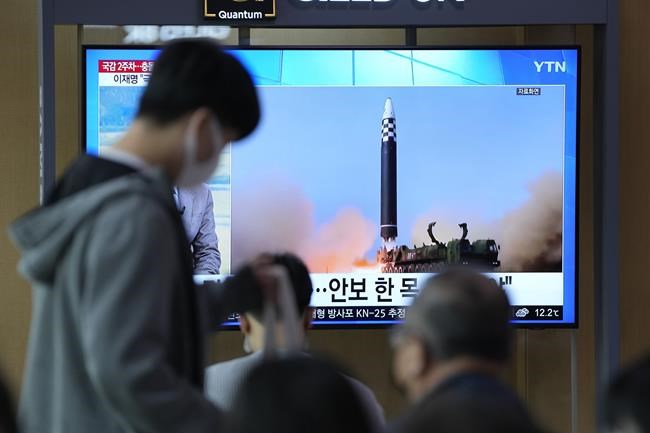 NKorea launches 2 missiles toward sea after US-SKorea drills | iNFOnews.ca NKorea launches 2 missiles toward sea after US-SKorea drills | iNFOnews.ca