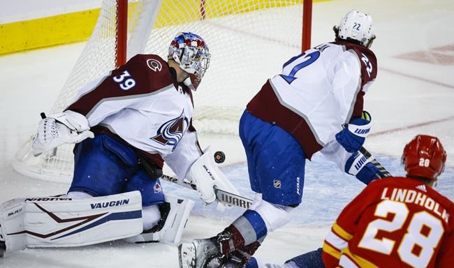 Calgary Flames end run of season-opening losses with 5-3 win over Colorado Avalanche | iNFOnews.ca Calgary Flames end run of season-opening losses with 5-3 win over Colorado Avalanche | iNFOnews.ca