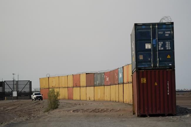 Arizona sues US over containers along border with Mexico | iNFOnews.ca