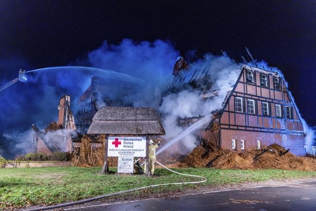 Fire destroys refugee shelter for Ukrainians in Germany | iNFOnews.ca