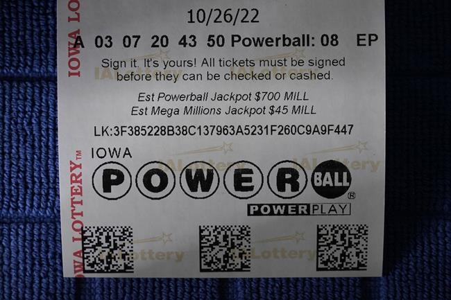 Powerball jackpot rises to $700M, 8th largest lottery prize | iNFOnews.ca Powerball jackpot rises to $700M, 8th largest lottery prize | iNFOnews.ca