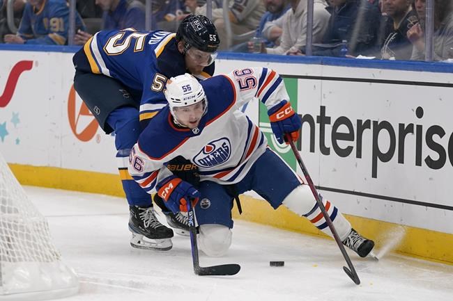 Nugent-Hopkins leads Oilers to 3-1 win over Blues | iNFOnews.ca Nugent-Hopkins leads Oilers to 3-1 win over Blues | iNFOnews.ca