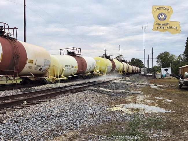 Most families allowed back home after derailment, acid spill | iNFOnews.ca