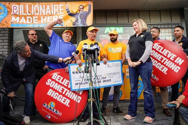 Powerball ticket sold in California snags record $2.04B win | iNFOnews.ca CP848009457