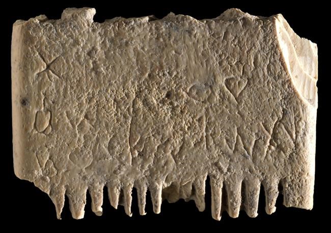 Israel archaeologists find ancient comb with 'full sentence' | iNFOnews.ca