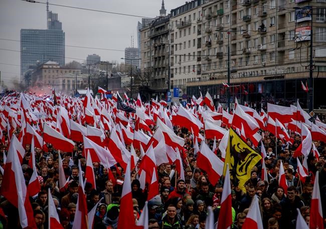 Thousands join nationalist march on Polish Independence Day | iNFOnews.ca