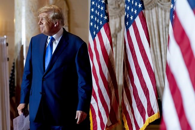 Trump files lawsuit to avoid Jan. 6 committee subpoena | iNFOnews.ca CP49620208