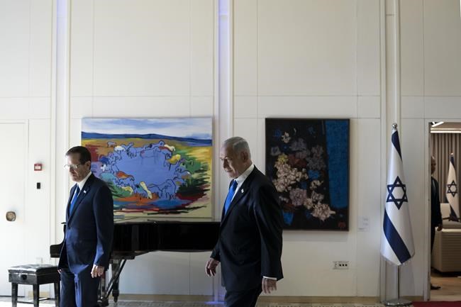 Israel's Netanyahu officially tapped to form government | iNFOnews.ca