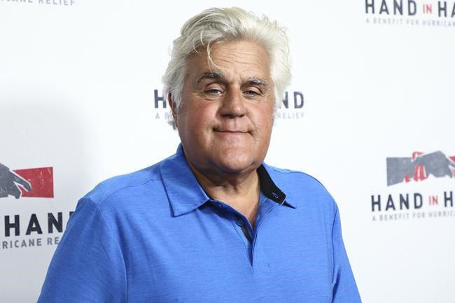 Jay Leno suffers burns in gasoline fire, says he's 'OK' | iNFOnews.ca CP316594714