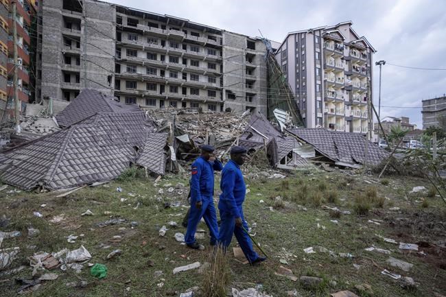 Building collapses in Kenya's capital, killing three people | iNFOnews.ca CP1982414183