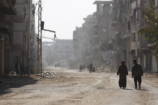Some return to war-battered hub of Palestinian life in Syria | iNFOnews.ca Some return to war-battered hub of Palestinian life in Syria | iNFOnews.ca