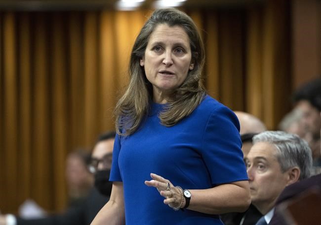 In The News for Nov. 24: What will Freeland have to say at Emergencies Act Inquiry? | iNFOnews.ca