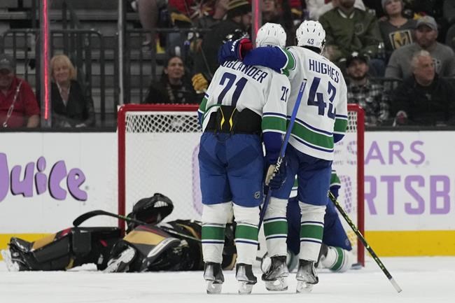Canucks hand Vegas second straight home loss with 5-1 win | iNFOnews.ca Canucks hand Vegas second straight home loss with 5-1 win | iNFOnews.ca