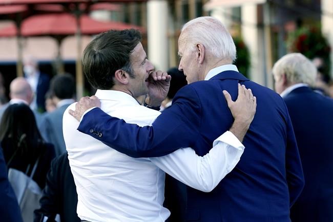 Biden, Macron ready to talk Ukraine, trade in state visit | iNFOnews.ca