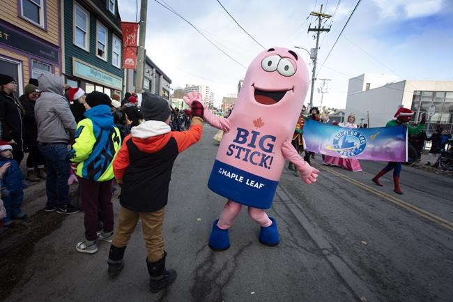 A bologna mascot upstages Santa every year in the St. John's, N.L., Christmas parade | iNFOnews.ca A bologna mascot upstages Santa every year in the St. John's, N.L., Christmas parade | iNFOnews.ca